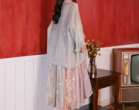 桃汁夭夭-改良汉服仙中国风大摆飘逸汉元素重...