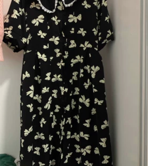 #孕妇可穿 #孕妇连衣裙 黑白连衣裙，孕晚...