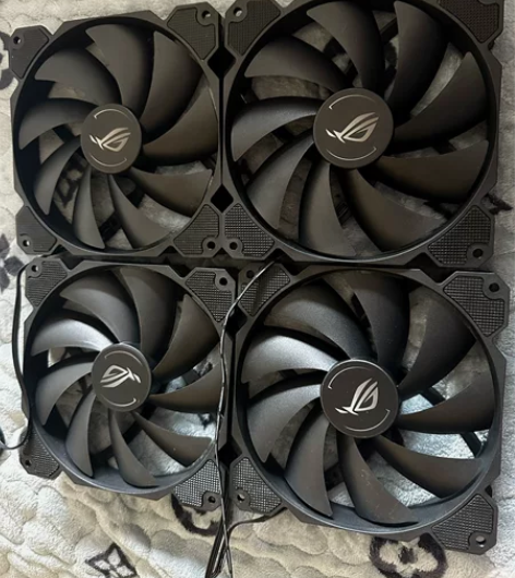 华硕ROG 601机箱太阳神 前面和后风扇...