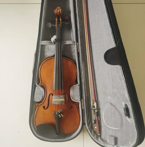 以前兴起买的把小提琴,练了几次,无奈术业有...