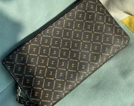 专柜！全新稻草人女士黄色手拿包拉链钱包大容...