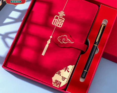 笔记本定制可印logo礼盒定制记事本商务会...