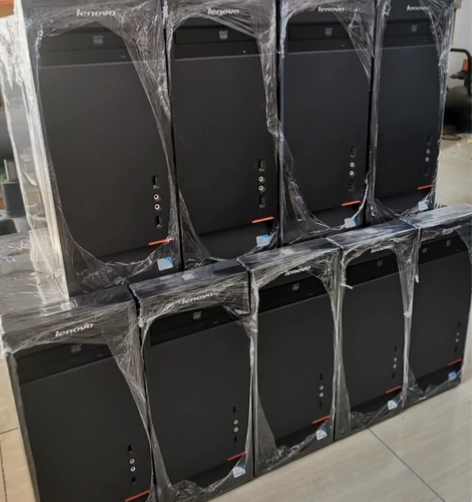 全套联想原装台式电脑公司办公家用品牌主机，...