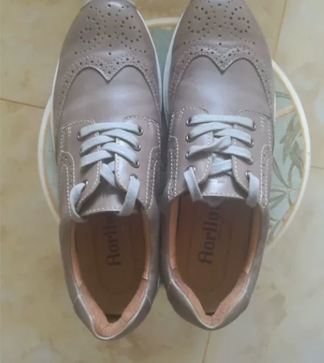 奥伦布洛克雕花运动休闲男鞋40码非mium...
