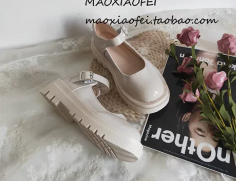 小皮鞋女玛丽珍鞋韩版百搭jk制服鞋2022...