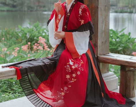 （出）【梧风】汉衣晟道汉服 女春夏晋制交领...