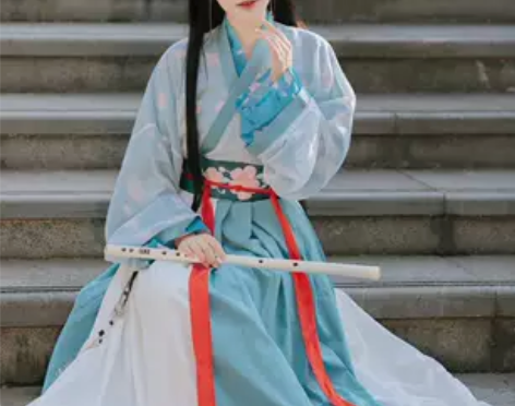 萝衭序【花辞】原创汉服女晋制交领襦裙正品中...