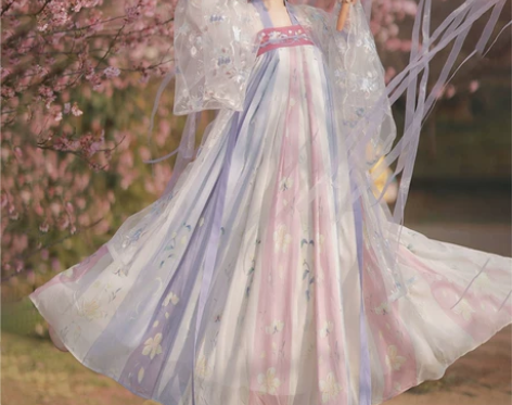 【樱洛】茗月萱 齐胸襦裙 套装 汉服 刺绣...