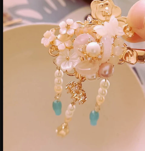 年底出汉服发夹,清仓,不讲价!!!! 材料...