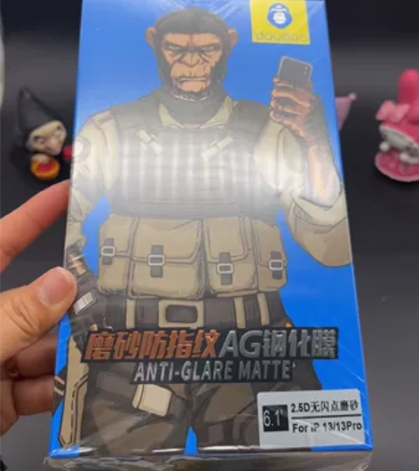 蓝猩品牌苹果系列钢化膜，无指纹，防滑，游戏...