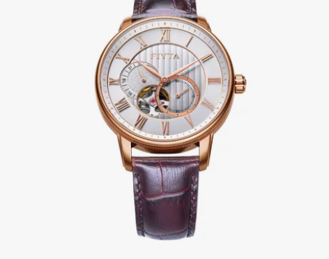 专柜同款飞亚达手表男士机械表镂空皮带防水商...