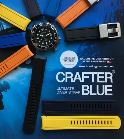 Crafter Blue 精工专用表带/胶...