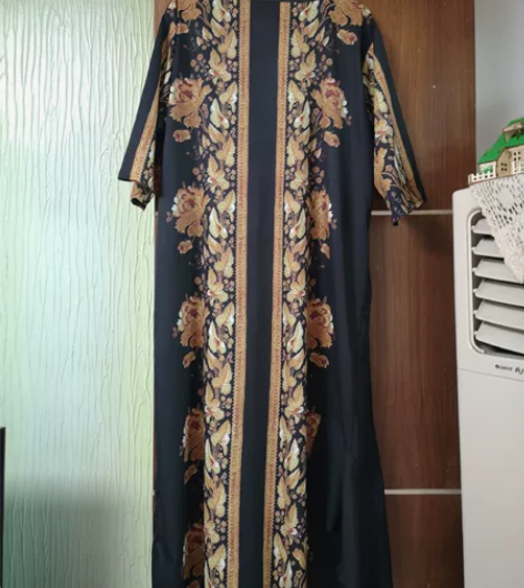 全新品质！民族风印花连衣裙，前后花色一样，...