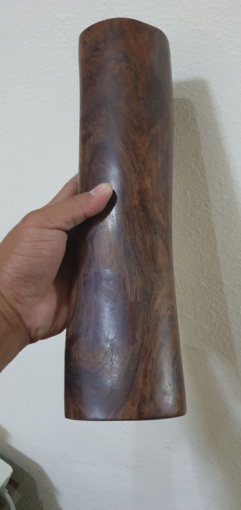 文寅紫檀木镇尺书法用品加厚加重超大号30c...