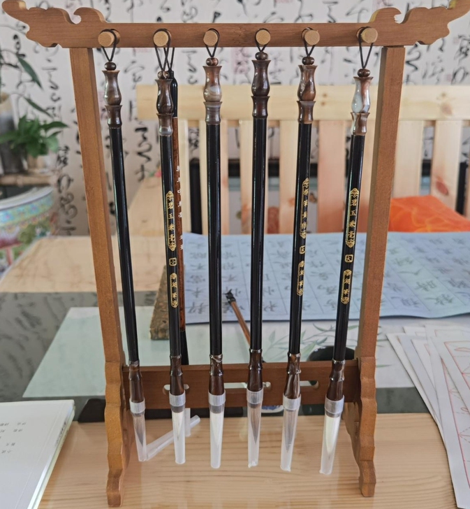 【6支19.8元】狼毫毛笔兼毫毛笔大中小套...