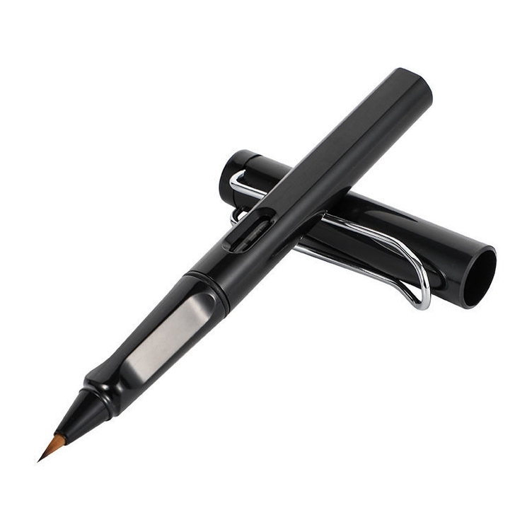 全新包邮  钢笔式毛笔书法秀丽笔小楷软毛自...