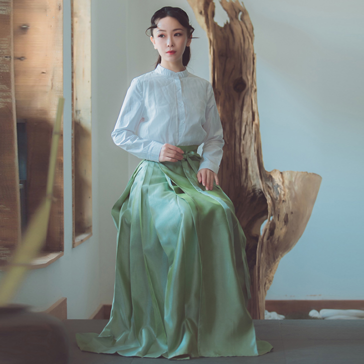 素色马面，米白色，买来不喜欢，但是质量各方...