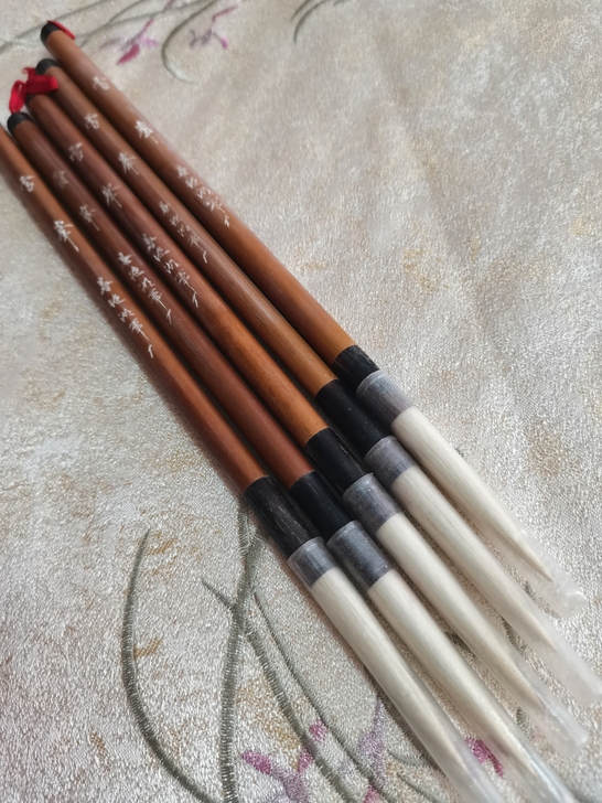 90年代正宗苏州老牌湖笔厂生产的大长锋！雪峯