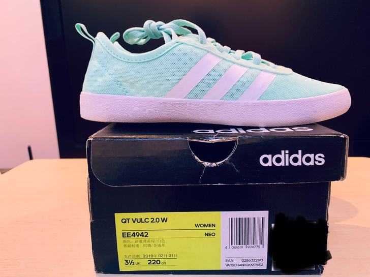 全新正品阿迪达斯NEO女式休闲鞋36码