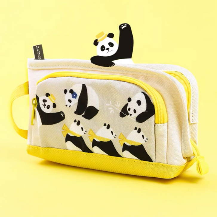 【全新】日本KOKUYO国誉小熊猫笔袋卡通...