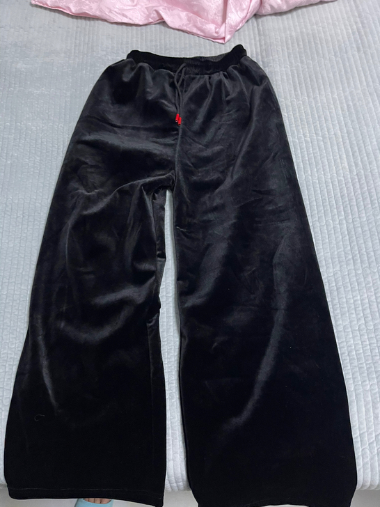 秋冬丝绒阔腿裤 超级显瘦 仅摘吊牌