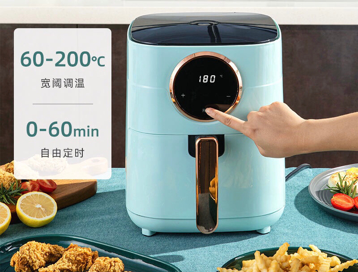 志高空气炸锅智能蒸烤箱家用薯条炸鸡无油烟大...