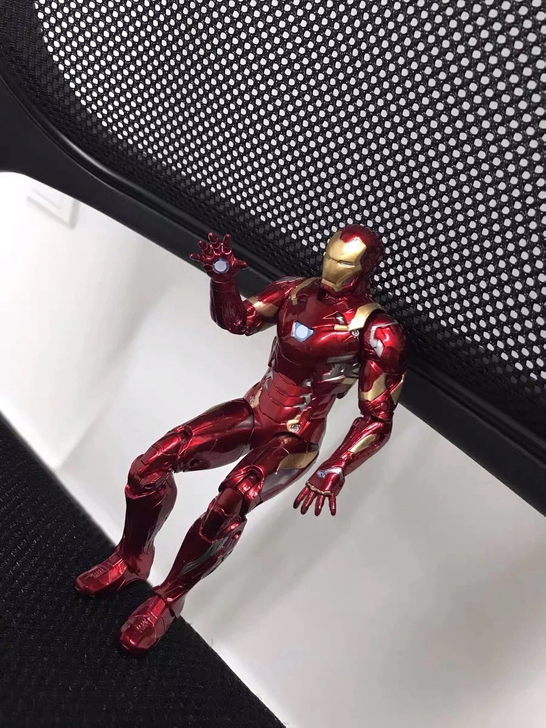 mk46钢铁侠手办钢铁侠模型漫威系列手办复...