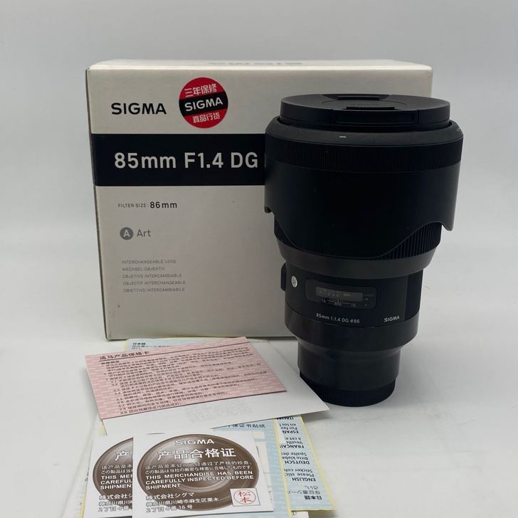 95新适马 85/1.4 Art E口