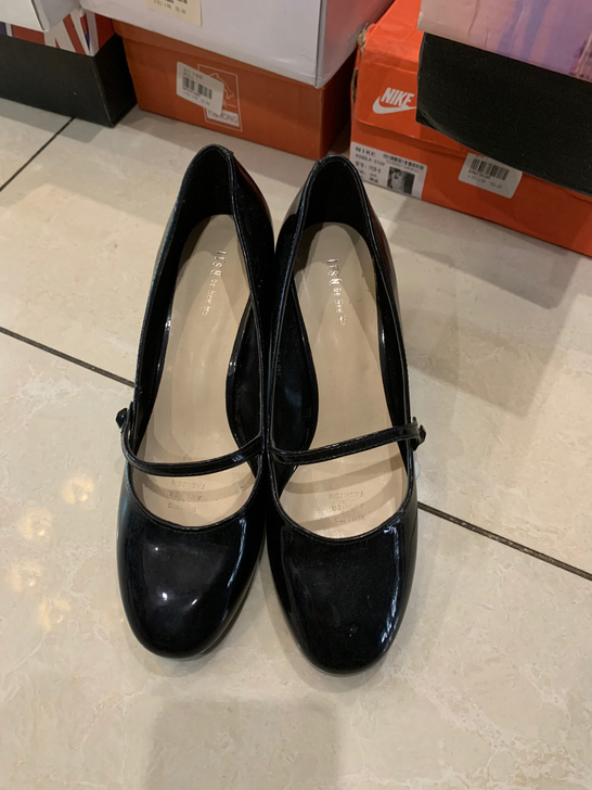 【女装清店】高跟气质漆皮玛丽珍鞋小众设计复...