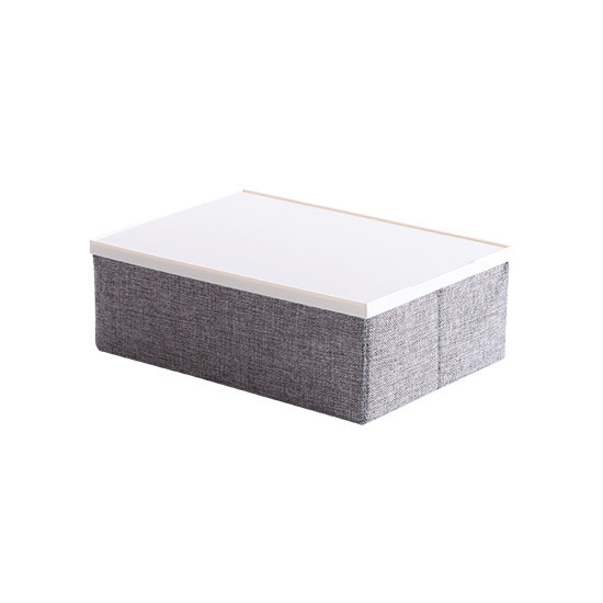 布艺可折叠收纳箱，衣物玩具收纳盒无纺布带盖，