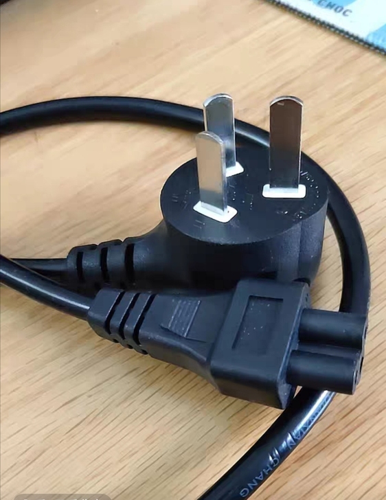 笔记本电源线三孔梅花3芯电脑显示器联想惠普...