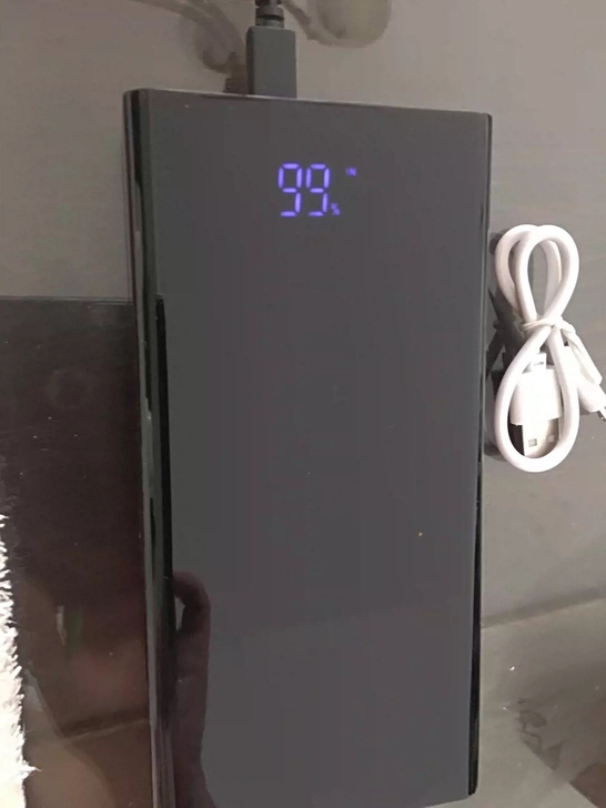 南极人快充自带线20000毫安充电宝大容量...