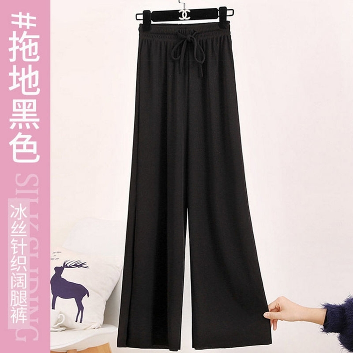 三条穿过一两次的阔腿裤打包出,黑白灰,20...