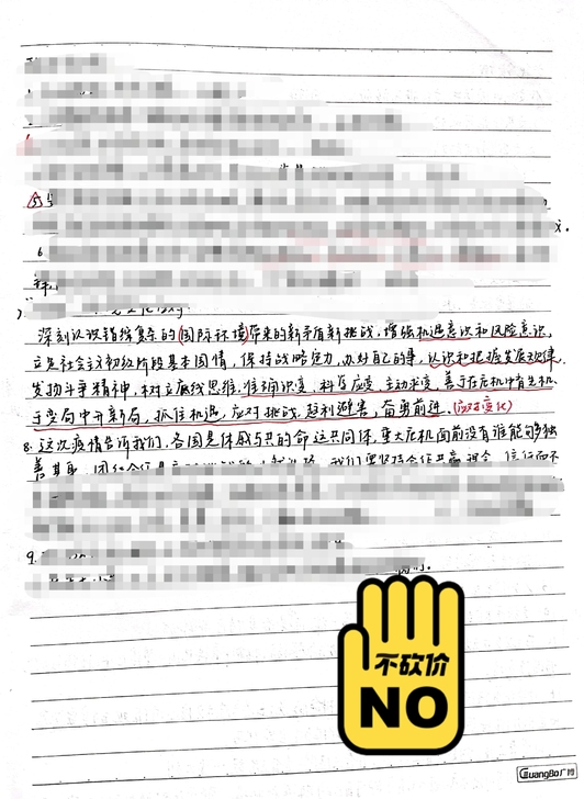 手写申论笔记 申论80+已上岸 纯干货