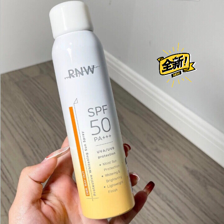全新包邮RNW防晒喷雾霜面脸部专用清爽不油...