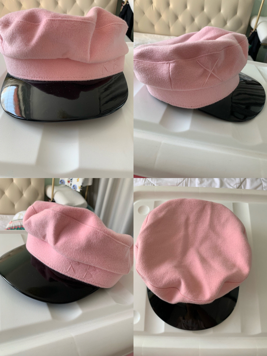 大牌家同款 Rb 鸭舌帽拼接贝雷帽 120...