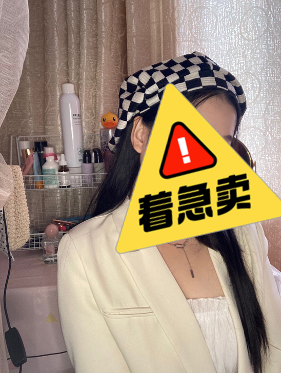 黑白格子贝雷帽19（包邮）