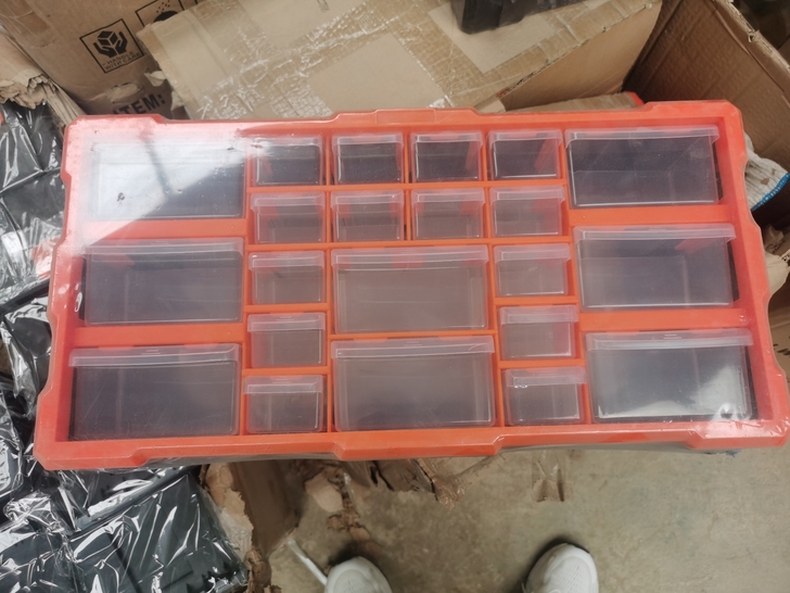 抽屉式零件盒，包邮价格，背部带孔可挂墙，全...