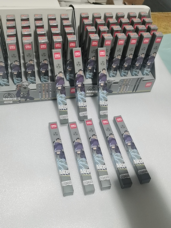得力带盒自动铅笔火影忍者S1212日系0....