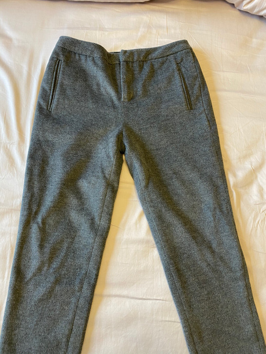 UR专柜 羊毛毛呢西装九分裤 M号，比较厚...