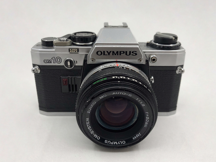 奥林巴斯 OM-10相机 银色单反 50/...