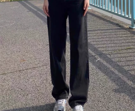 高腰阔腿牛仔裤女秋冬2022年新款 感兴趣...