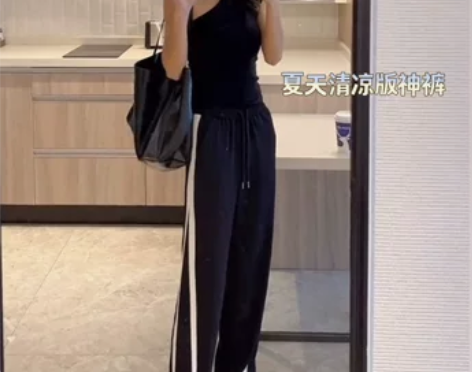 包邮 垂坠感chao牛 冰雪丝西裤~显高显...