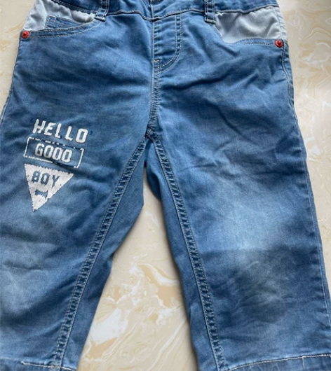 Balabala男童女童七分牛仔裤 110...