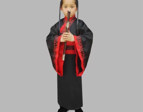 三国演义儿童古装汉服草船借箭，鲁肃  演出...