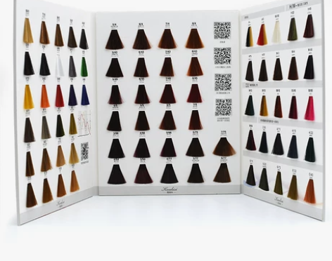 美发店用品染膏色板毛板调色板色号理发店染发...