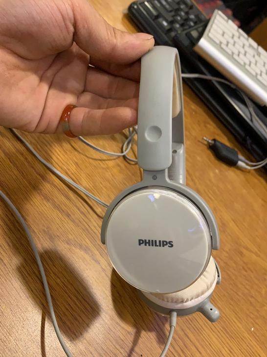 飞利浦头戴式耳机SHM7110,完好功能正...