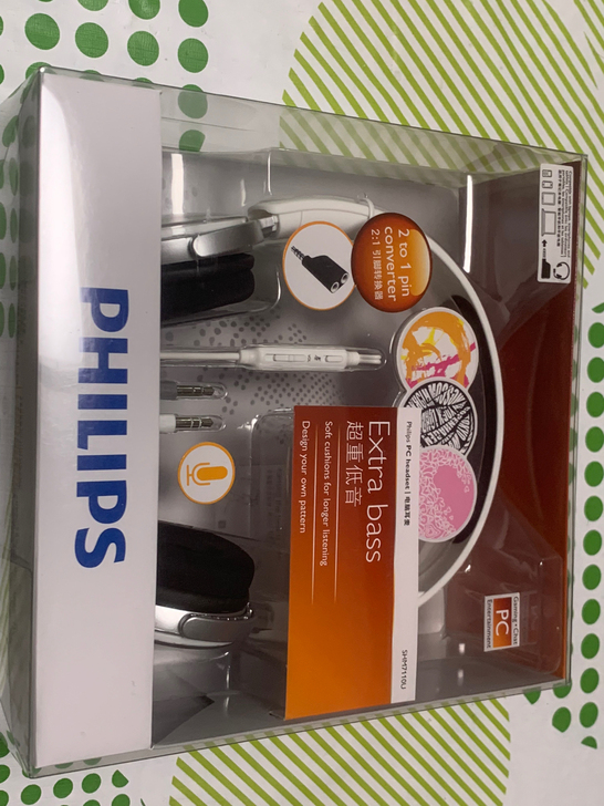 飞利浦耳机，保证正品，全新未开封