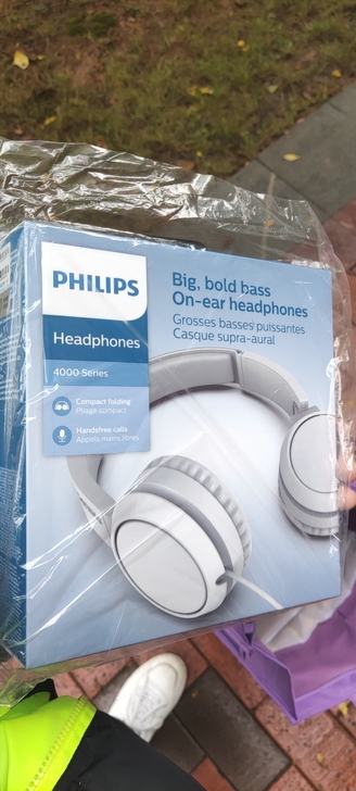 飞利浦耳机,全新