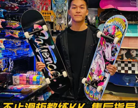 dbh滑板初学者成人儿童男女组装板专业刷街...